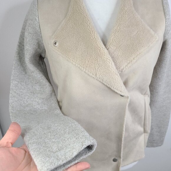 BB Dakota Glenna Faux Suede Sherpa Jacket - Picture 9 of 14